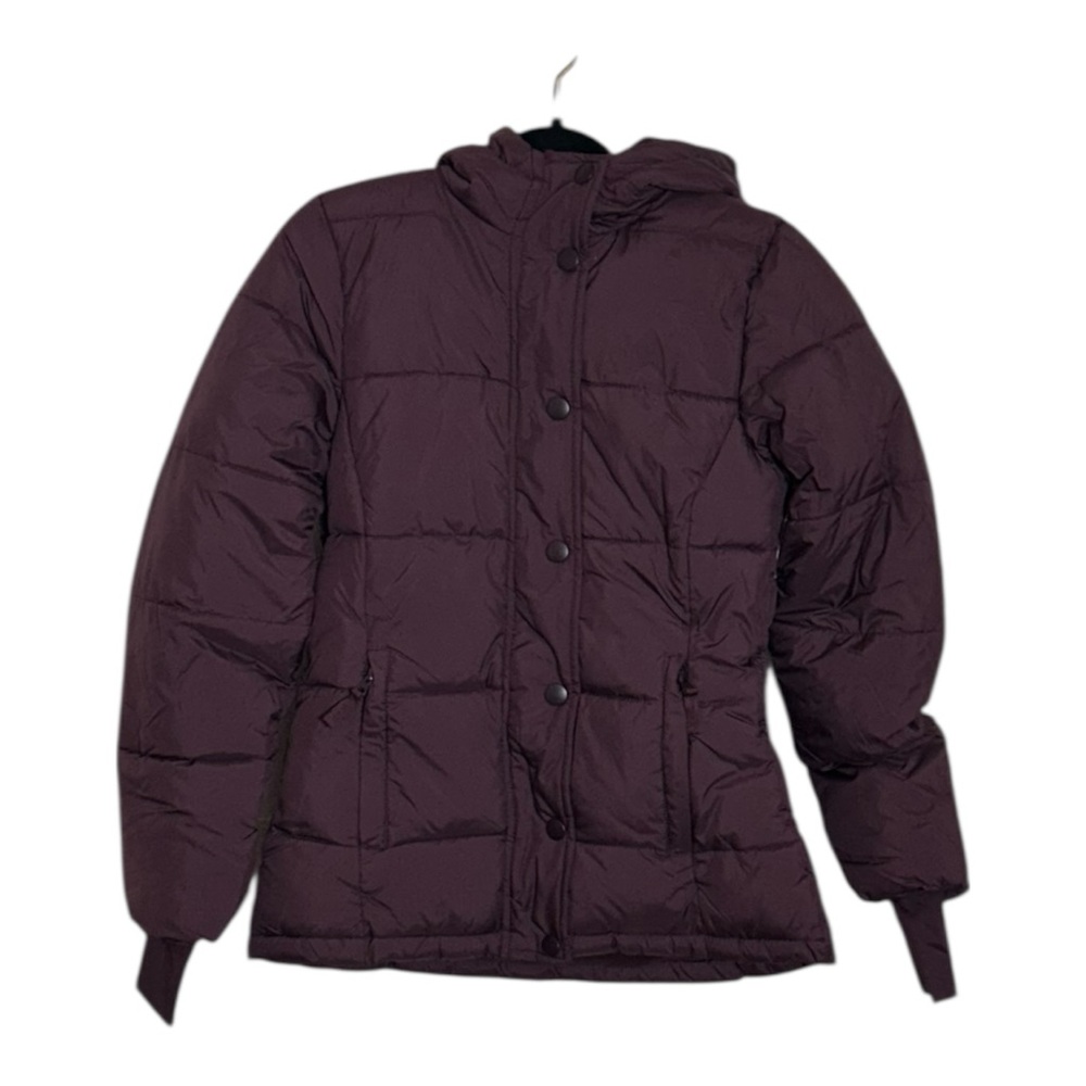 Amazon‎ Essentials Women's Heavyweight Hooded Puffer Coat Jacket Purple XS